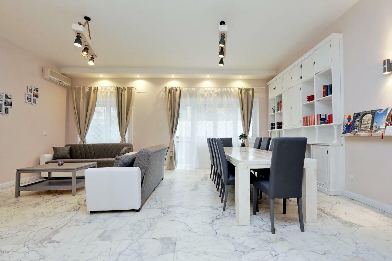 Terraced Apartment - Metro To Vatican & Center Rome Bagian luar foto